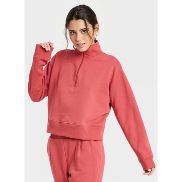 a new day Tops - NWT A New Day Fleece Quarter Zip Sweatshirt